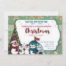 Search for fun penguins invitations Winter