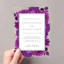 Search for purple and rose gold wedding invitations Script