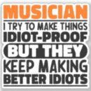 Search for music education stickers Musician