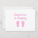 Search for babysitter cards Babysitting
