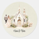 Search for white church stickers Watercolor