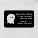 Search for ghost business cards Spooky
