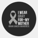 Search for brain cancer stickers Grey