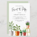 Search for green thumb invitations Greenery
