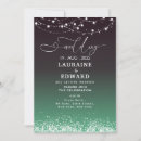 Search for green and black wedding invitations Simple
