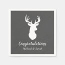 Search for deer hunting napkins Antlers