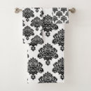 Search for damask pattern bath towels Classy