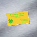 Search for clover business cards Green