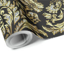 Search for black floral print wrapping paper Elegant