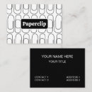 Search for clip business cards Minimalist