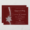 Search for silver engagement party invitations Winter