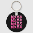 Search for pink ribbon rounded key rings Cancer fighter