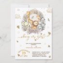 Search for giraffe gender reveal invitations Zebra