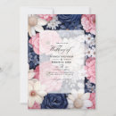 Search for navy and blush wedding invitations Watercolor