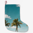Search for palm tree christmas stockings Blue