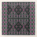 Search for grey and pink coasters Bohemian