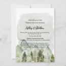 Search for pine green wedding invitations Winter