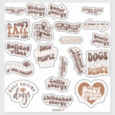 Search for funny dog saying stickers Paw