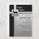 Search for black stag party invitations Deer
