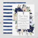 Search for floral first communion invitations Holy