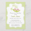 Search for twin baby shower invitations Peas in a pod