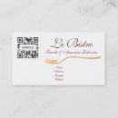 Search for fine dining business cards Bistro