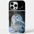 Search for snowy owls iphone cases Great horned owl
