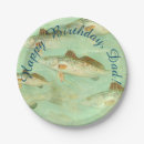Search for fish paper plates Bass