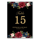 Search for burgundy navy floral wedding table cards Trendy