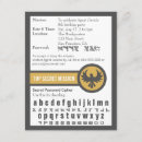 Search for secret agent invitations Mission