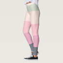 Search for pink and green striped leggings Feminine