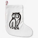 Search for owl christmas stockings Illustration