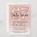 Search for 67th birthday invitations Modern