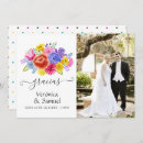 Search for spanish wedding thank you cards Floral