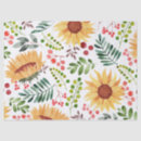 Search for sunflower tissue paper Vintage