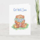 Search for teddy bear get well cards Cartoon
