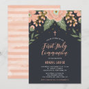 Search for first communion invitations Botanical