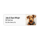 Search for terrier dog return address labels Animal