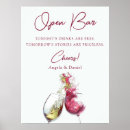 Search for open bar reception party drink menus Elegant