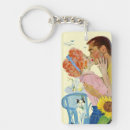 Search for lady rectangular key rings Leading