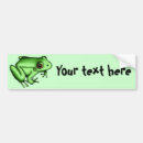Search for rainforest bumper stickers Frog