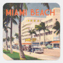Search for miami beach florida stickers Retro