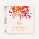 Search for 60th birthday guest book notebooks Pink