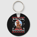 Search for poodle christmas key rings Santa
