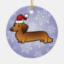 Search for dachshund cartoon christmas tree decorations Animal