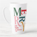 Search for merry bright mugs Typography