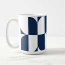 Search for blue geometric mugs Navy