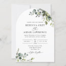 Search for rustic eucalyptus wedding invitations Classy modern minimal