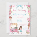 Search for ice cream sundae birthday invitations Girl