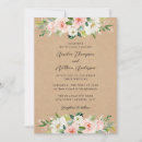 Search for rustic country floral invitations Vintage
